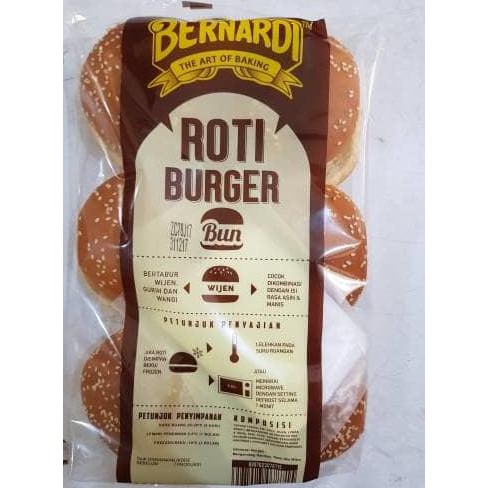 

ENAK Roti burger wijen horeca bernardi 6 pcs BANYAK RASA