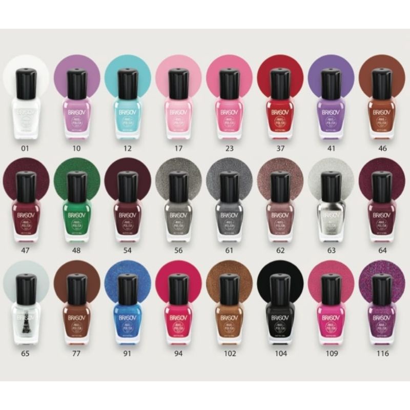 Kutek Cat Kuku BRASOV Nail Polish Assorted Colours 24