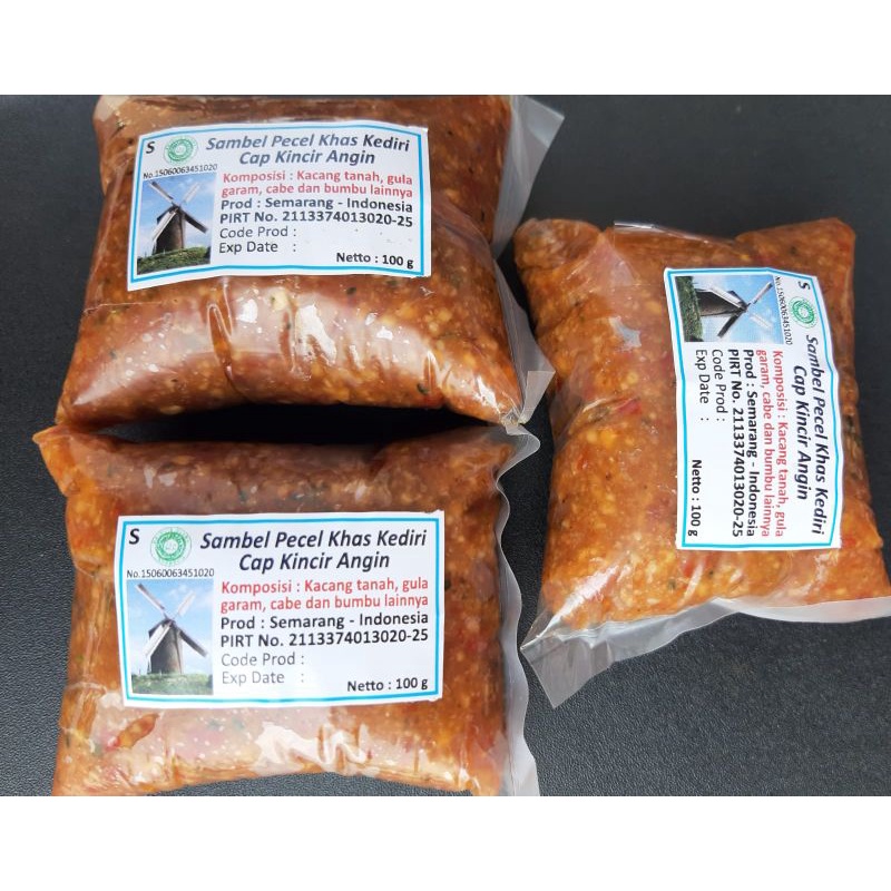 

sambel pecel khas kediri cap kincir angin