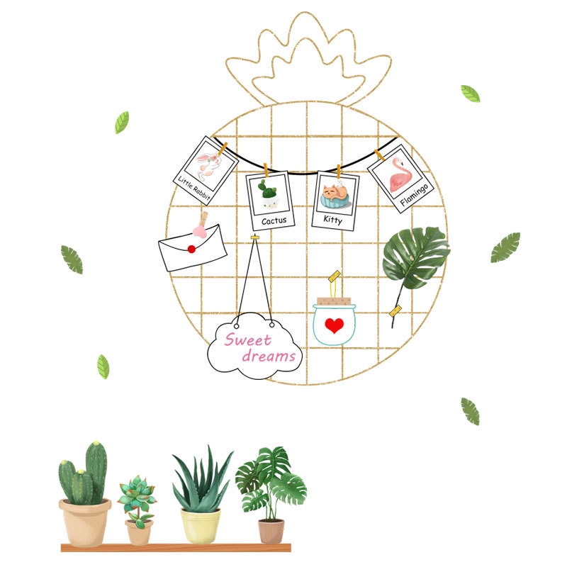 Grid Besi  Kartun Foto Hiasan  Dinding  Rumah Dinding  Stiker 