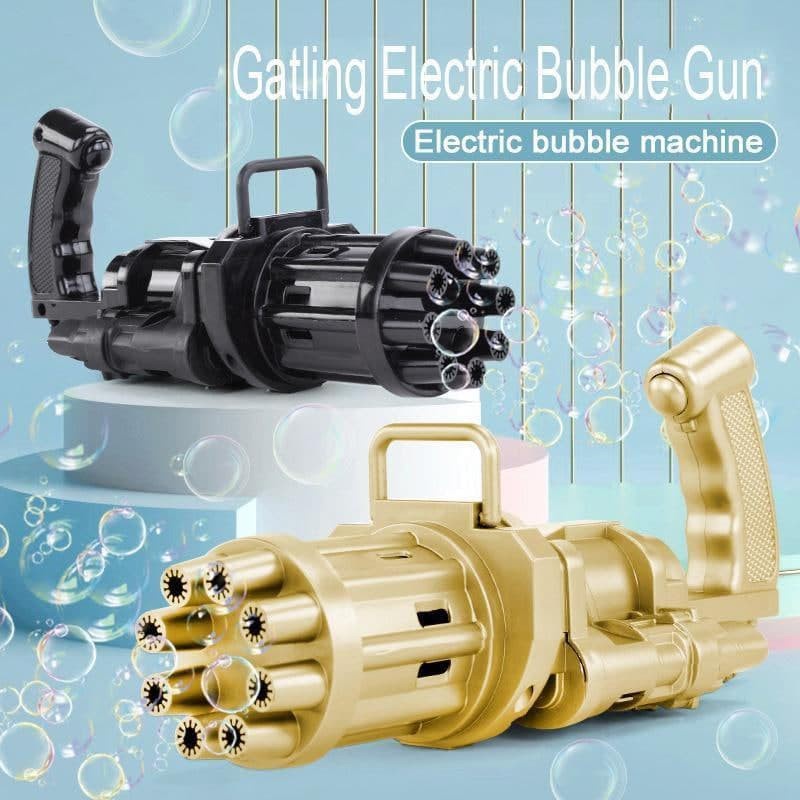 Mainan Pistol Gelembung Elektrik - Gatling Mesin Gelembung - Bubble Gun Machine