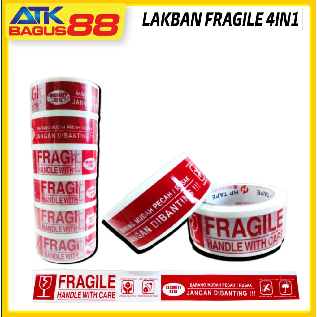 Lakban fragile 4in1