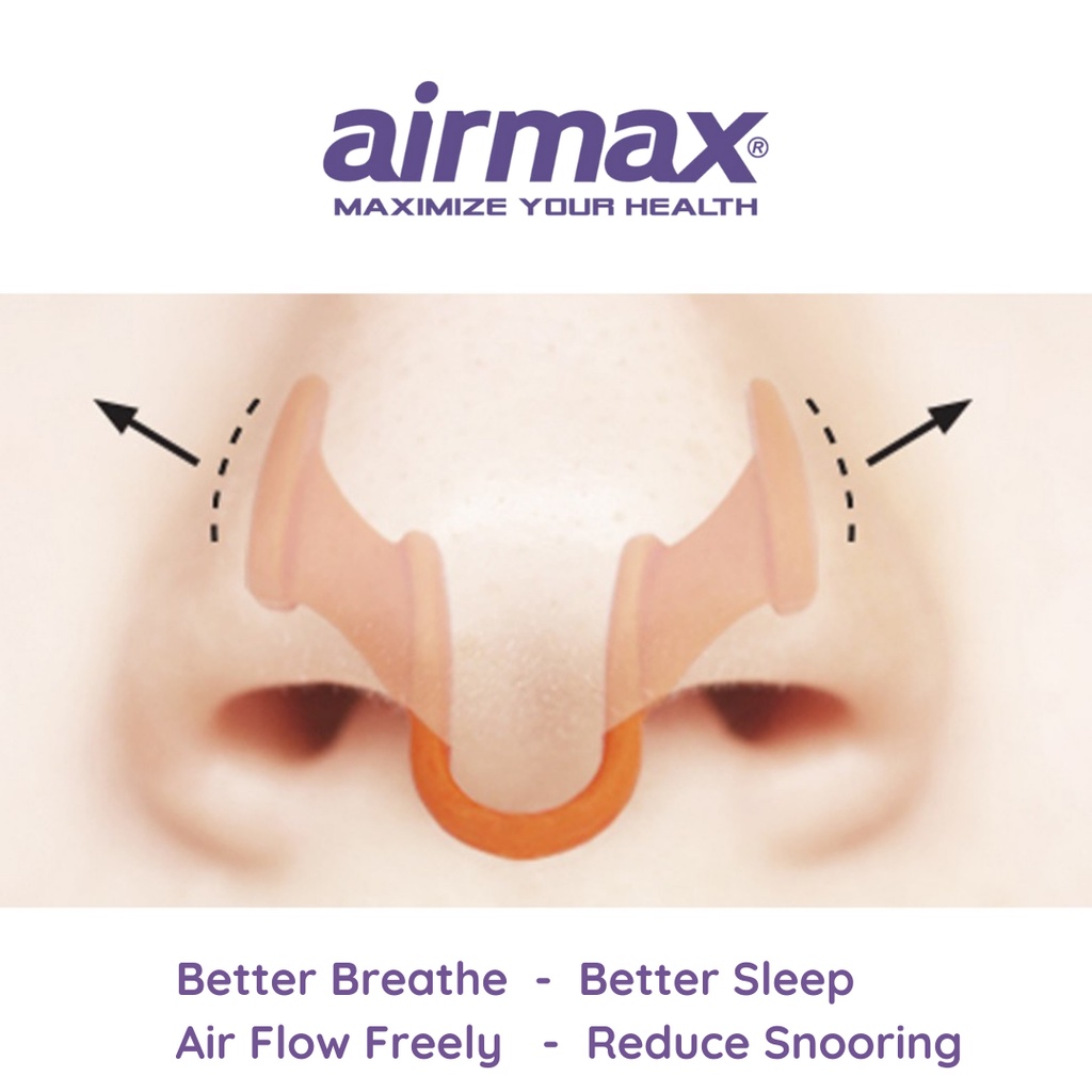 Air Max untuk Dengkur Ngorok Hidung tersumbat Asma Pilek Nasal Dilators untuk Aliran Pernafasan Hidung