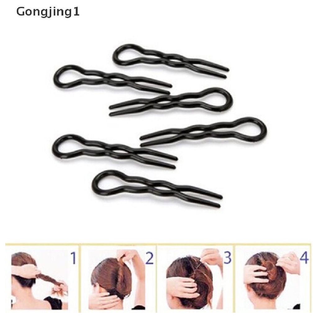 Gongjing1 Favorite 3Pcs / 1 set Klip Spiral Magic Simple Aksesoris Rambut Wanita