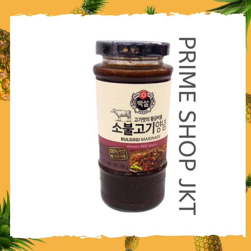 

CJ Beksul Korean BBQ Sauce Marinade 290gr Saus Marinasi Bumbu Bulgogi Korea