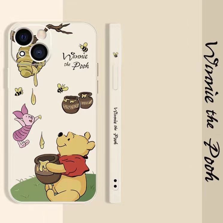 Soft Case Motif Beruang Pooh Untuk Iphone 13 12 11 Pro Max X Xs Max Xr 7 8 Plus Se2020