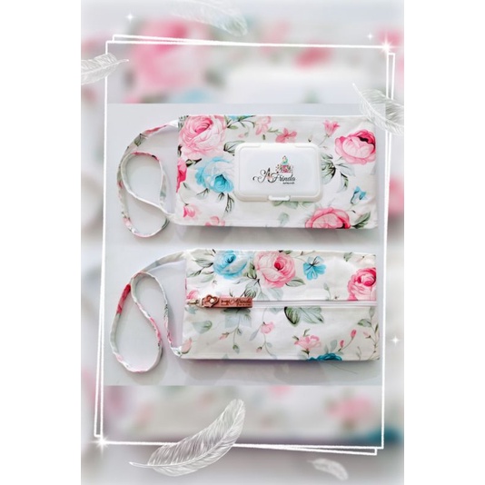 Pouch tisu 2 sisi tisu basah dan tisu kering