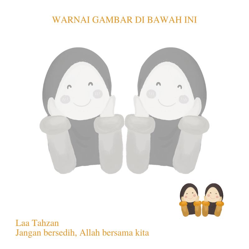 

Kertas Mewarnai Anak Muslim