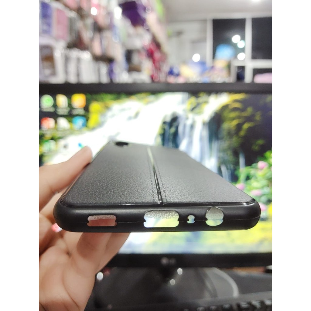 AutoFokus Samsung A02 6.5 inchi Leather Soft Case AUTOFOCUS Motif Kulit Jeruk