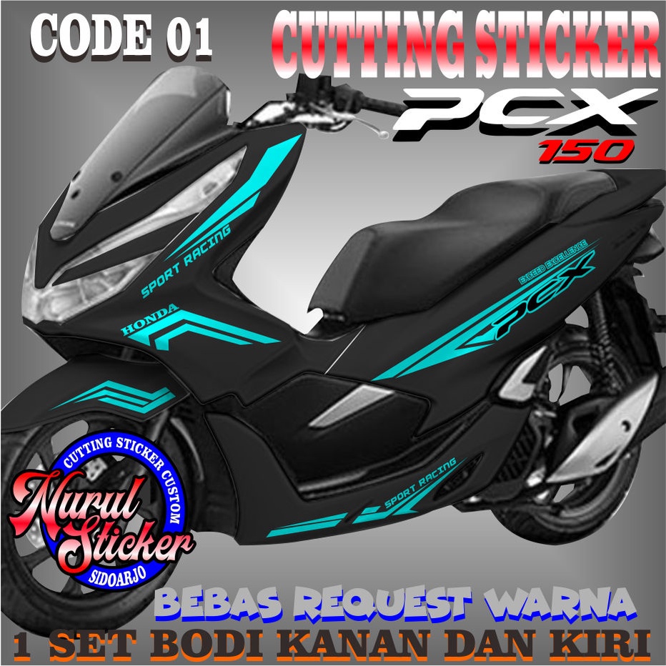 sticker pcx,cutting sticker pcx,sticker motor pcx 150