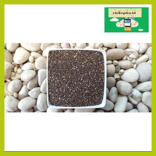 

5Yer67R- Organic Black Chia Seed 500 Gram Mexico Murah Berkualitas Chia Seeds T7Rty67-