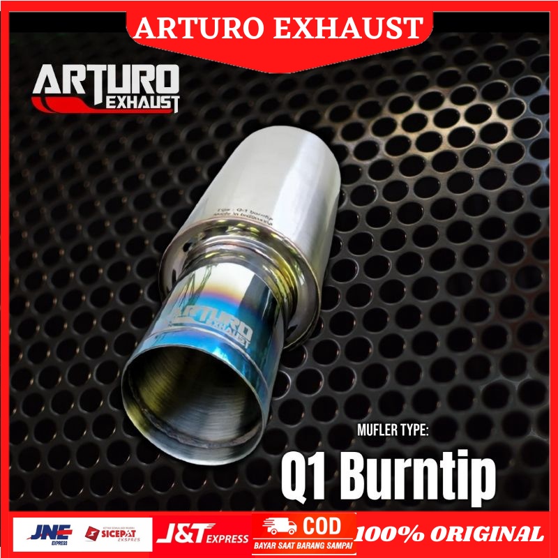 Knalpot Arturo Q-1 burntip // ARTURO FOR BRIO JAZZ MOBILIO HRV BRV CRV YARIS AVANZA XENIA ERTIGA XPA