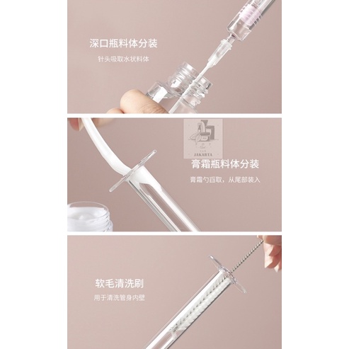 5mlx4pcs Syringe Cosmetic Tubes/spet inject kosmetik VERY HIGH QUALITY