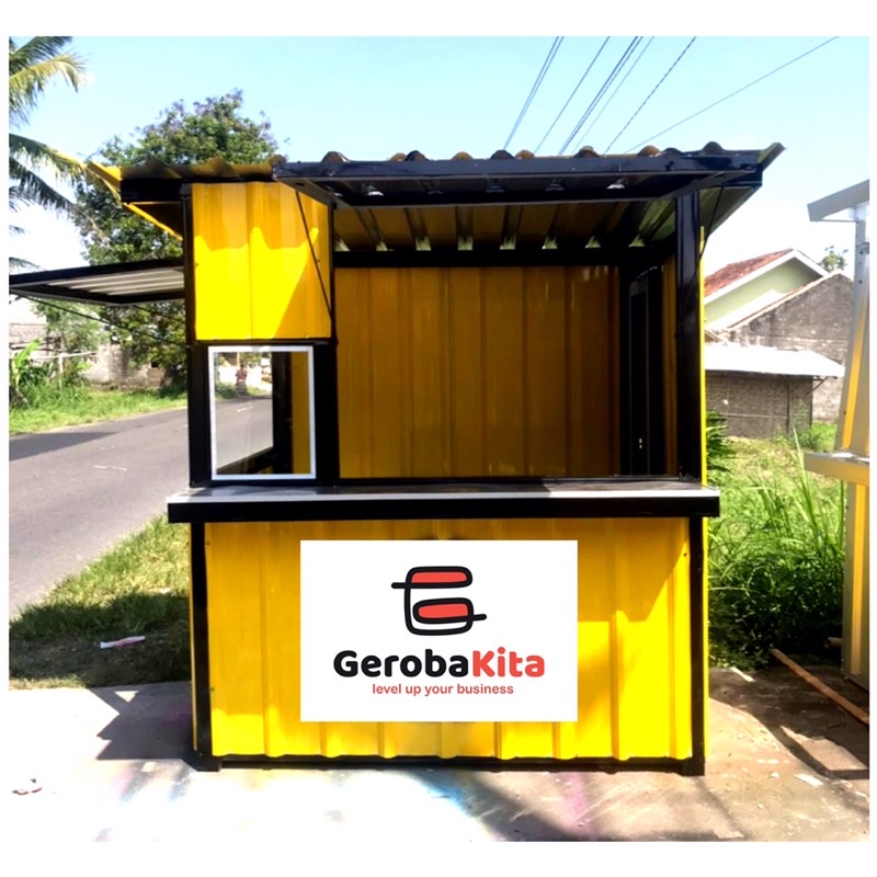 Gerobak Kontainer / Booth Container
