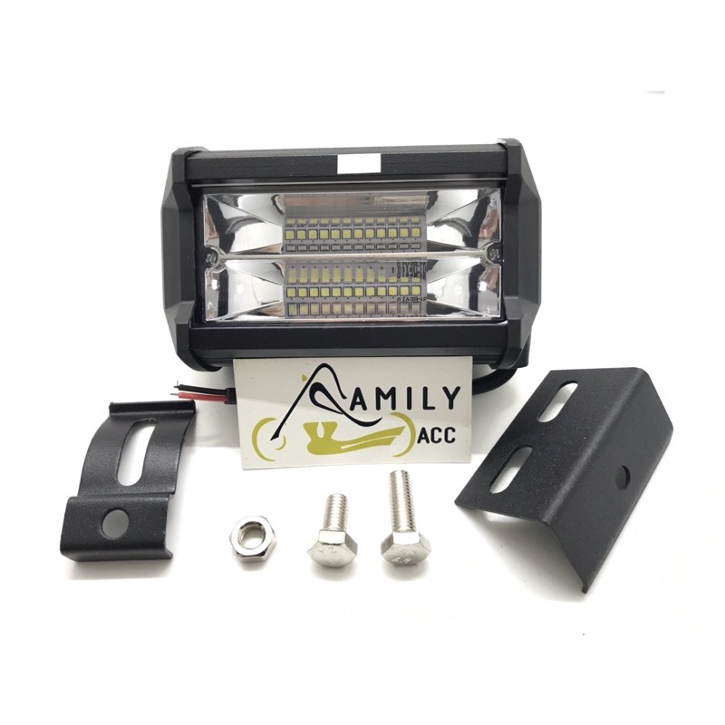 Breket Lampu/ Dudukan Rx King New plus Lampu Tembak Sorot 24 Mata COB Putih Rxk Rxs Rx King