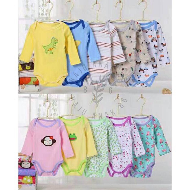 Baju Bayi 1 Pc Jumper Pendek / Jumper Panjang / Romper - PCS1214