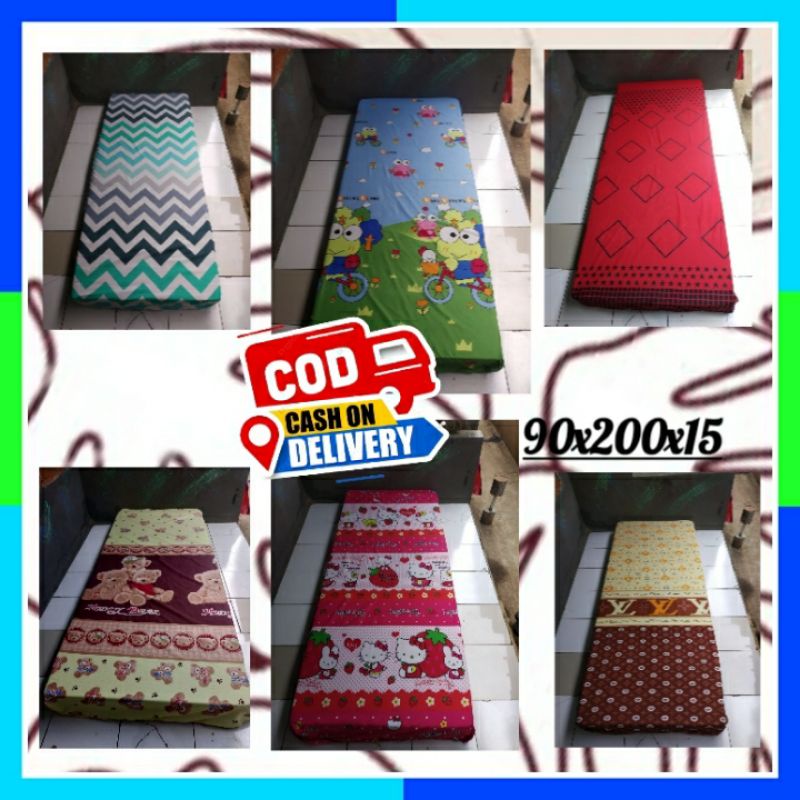 Sarung Sprei Resleting Kasur Busa Single no 4 90x200x15 karakter