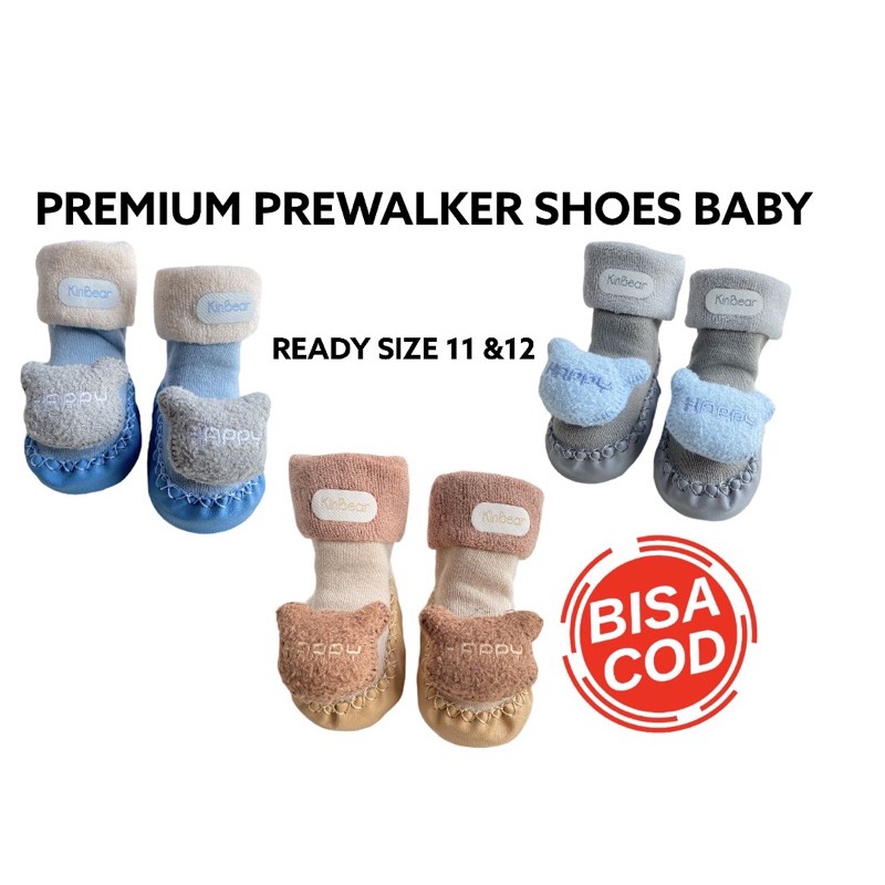 PREMIUM SKIDDERS PREWALKER SHOES / SEPATU BAYI BARU LAHIR ANTISLIP / KAOS KAKI BAYI ANTISLIP