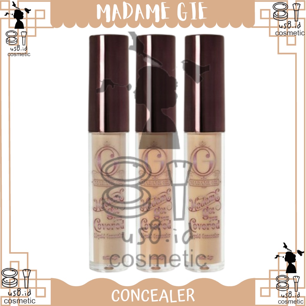 MADAME GIE Got You Covered Liquid Concealer 3gr | concealer cair madam gie | madamgie foundation