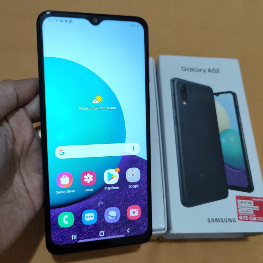 Samsung Galaxy A02 Ram 3/32gb SECOND MULUS