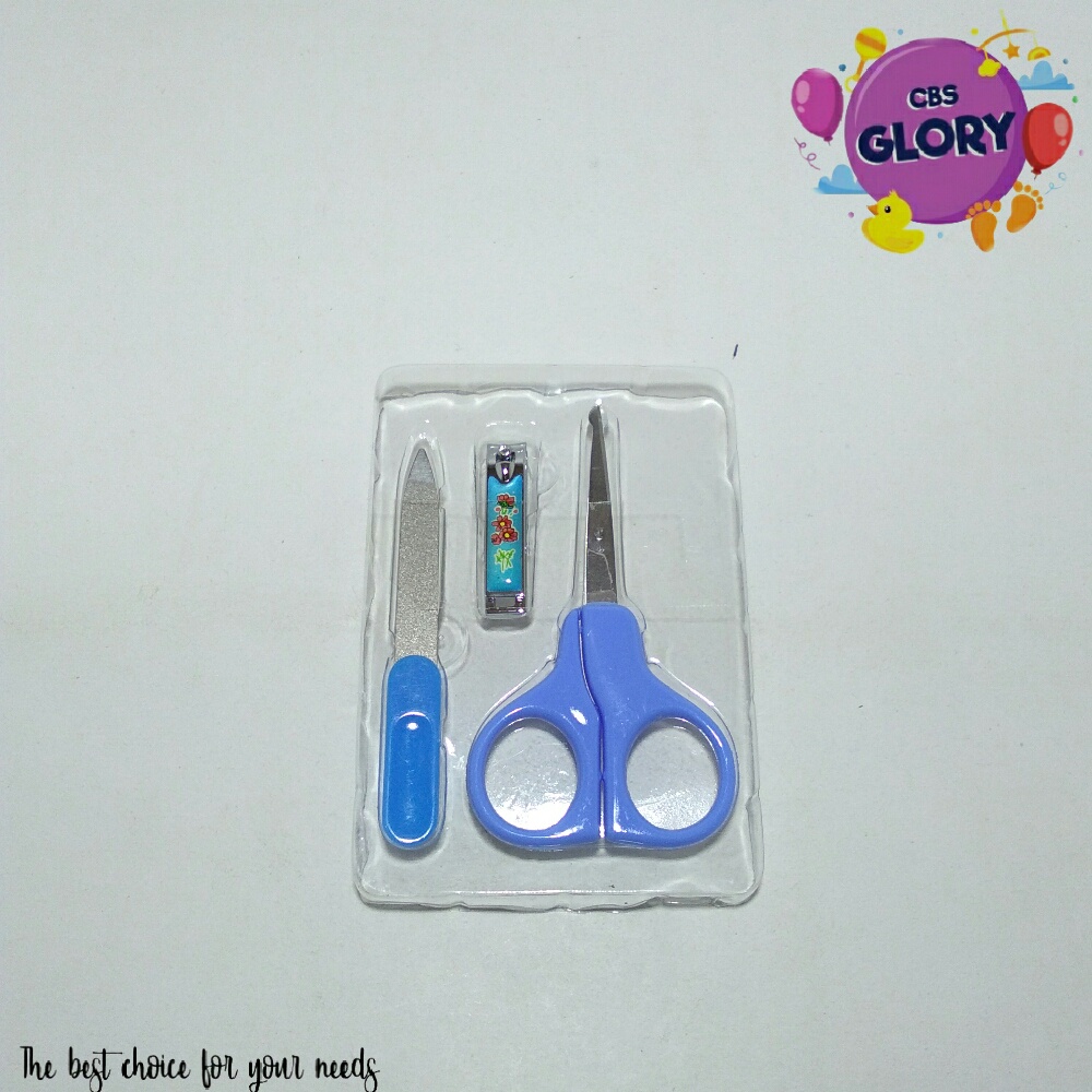 Set Gunting Kuku Untuk Perawatan Kuku Bayi Isi 3 Macam/Manicure Set