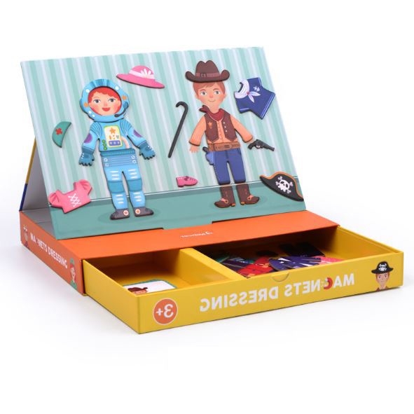 Mideer Magnets Dessing Traffic Puzzle Magnet Magnetic Mainan Edukasi Anak Bayi Pakaian Lalu Lintas