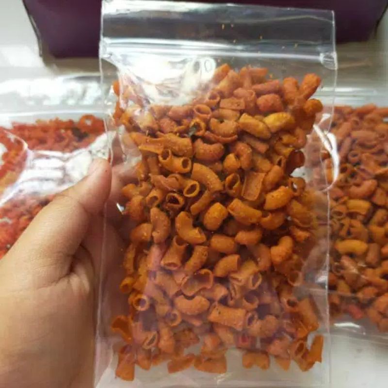 MAKARONI PIPA EXTRA PEDAS BERAT 80G