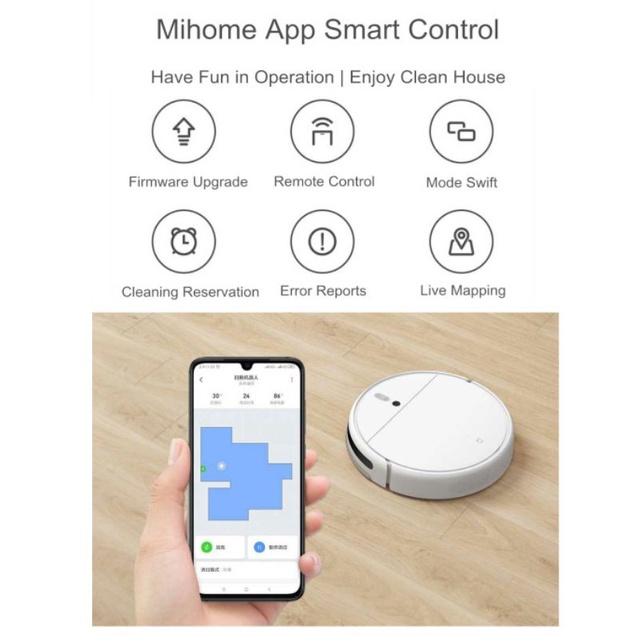 Mi Robot Vacuum Mop Cleaner 2C with Smart Mapping