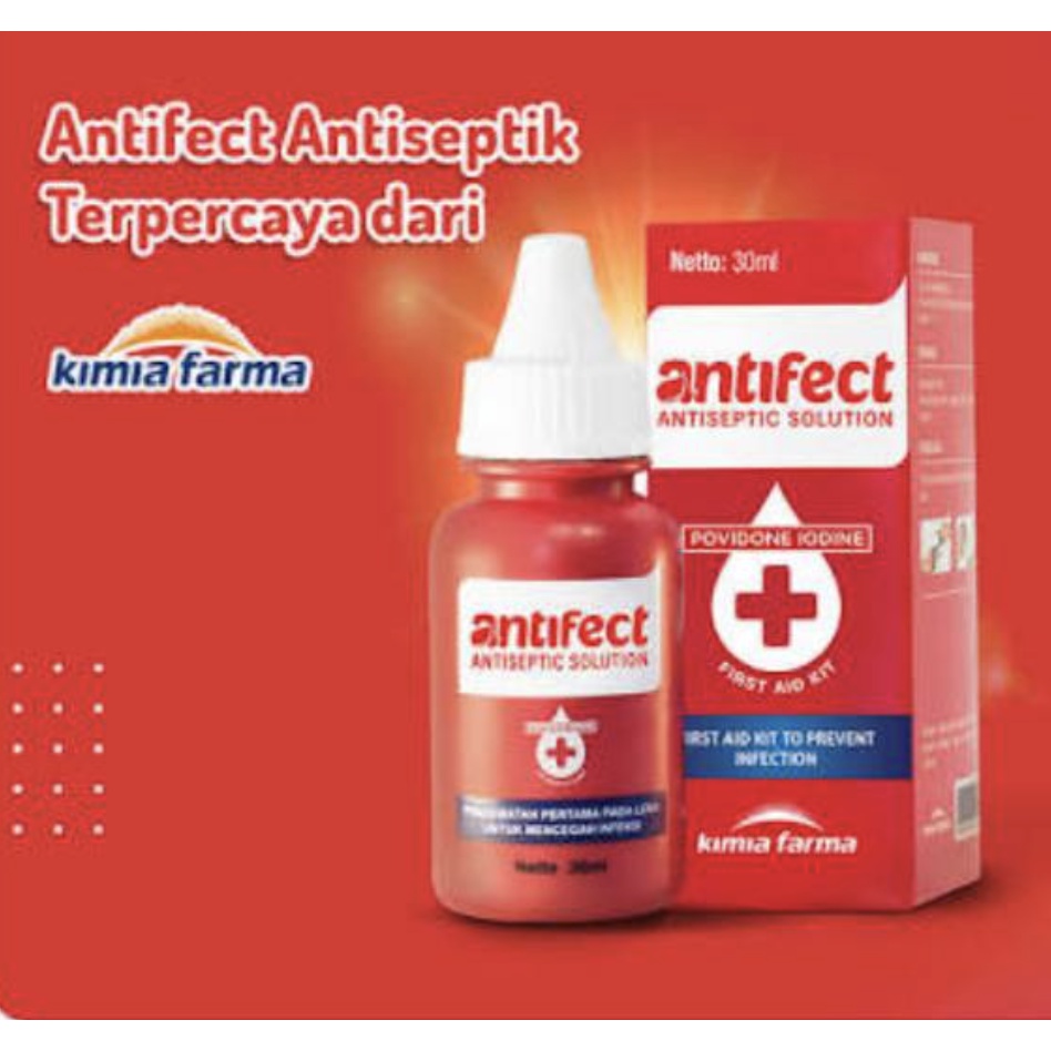 ANTIFECT ~ Antiseptik Luka [ obat merah ] 60 ml