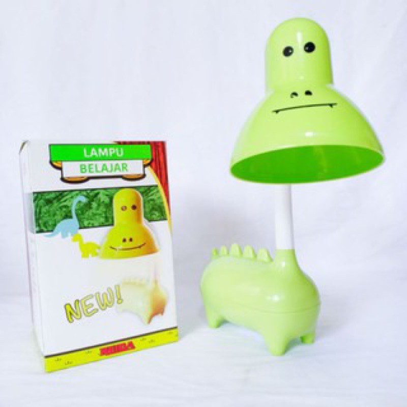 lampu belajar reida karakter dinosaurus. lampu belajar anak. lampu belajar karakter