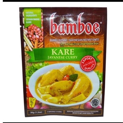 

Bumbu Kare Bamboe 36gr / Bumbu Kari Ayam Javanese Curry