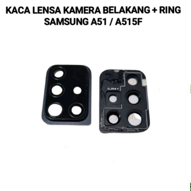 Kaca Kamera + Ring Samsung Galaxy A51 A515FLensa Camera Belakang