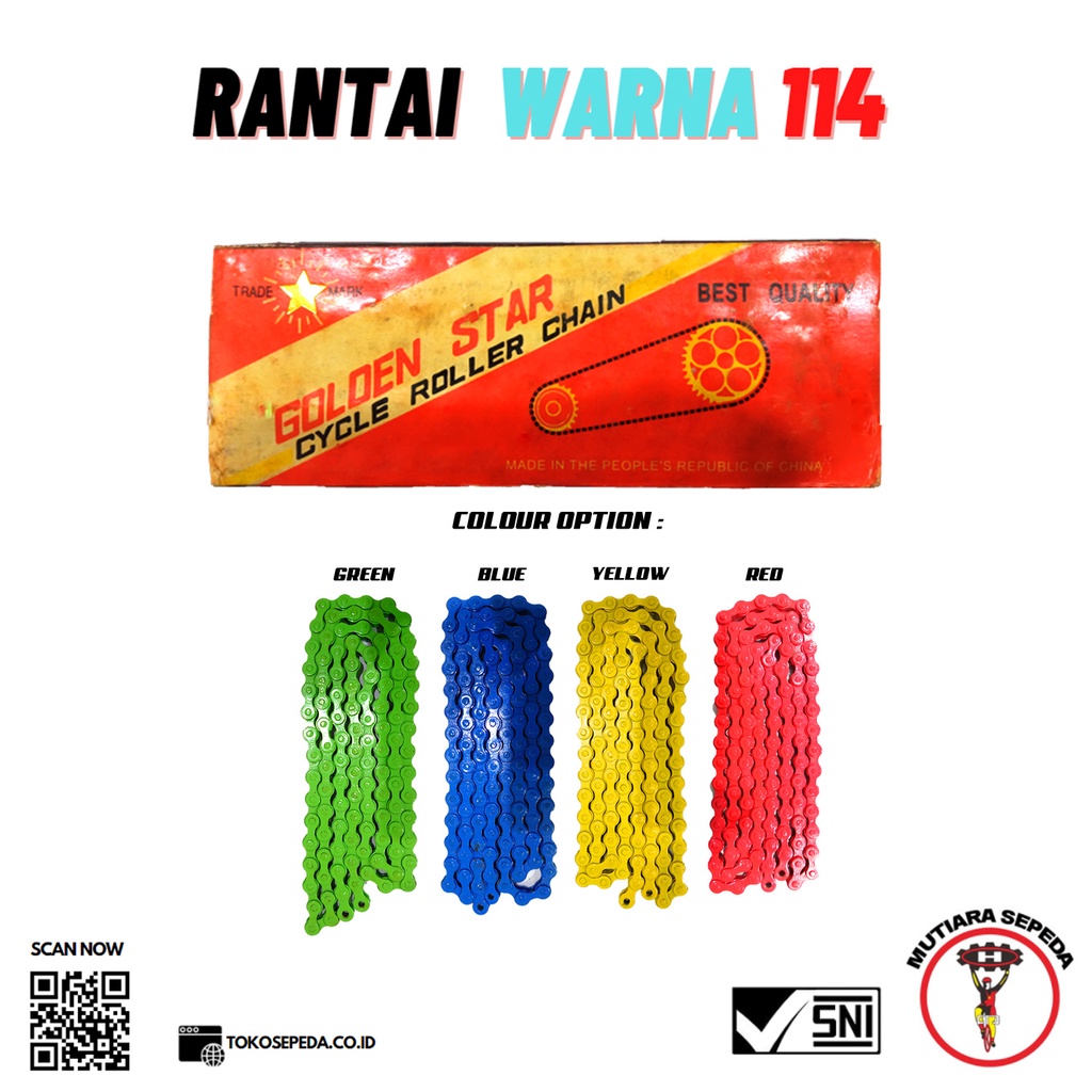 Rantai Sepeda Warna 114