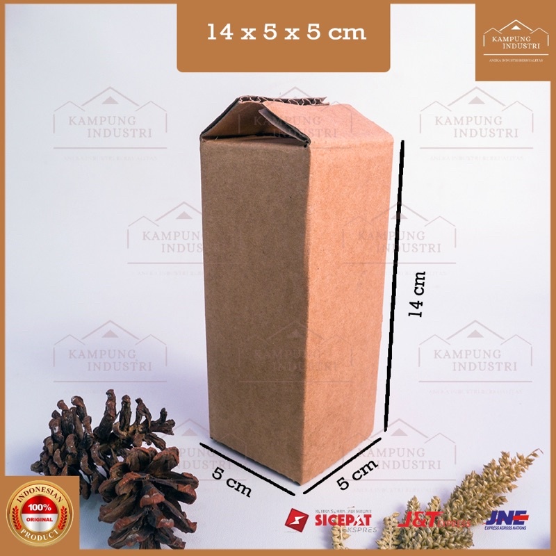 KARDUS PACKING MINI SINGGLE WALL UKURAN 5x5x14