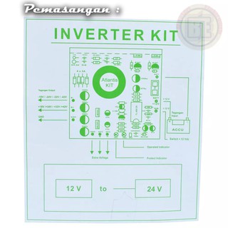 Kit Inverter  Aki 12V  DC Ke  24V DC CT  Shopee Indonesia