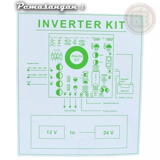 Kit Inverter  Aki  12V DC Ke 24V DC CT Shopee Indonesia