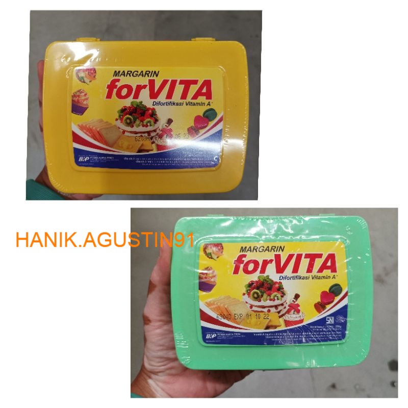 Forvita Margarin Box 250g /ForVita Margarin 250gr