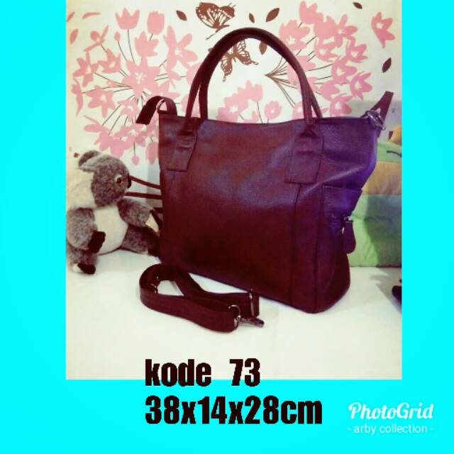 Tas kulit wanita garutan papirut