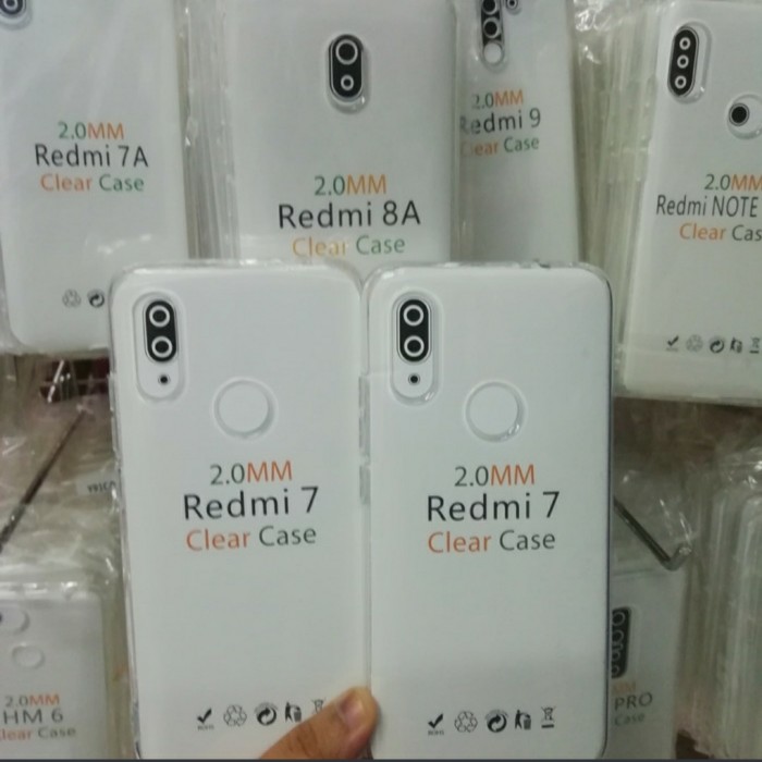 C/C- Softcase Clear Case Sillikon Kondom Case Bening Casing Xiaomi Redmi 7