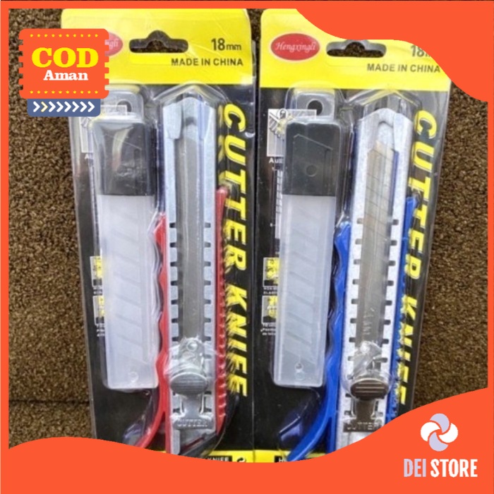 

Pisau Cutter Tajam Dengan Fitur Autolock Sudah Termasuk Mata Pisau
