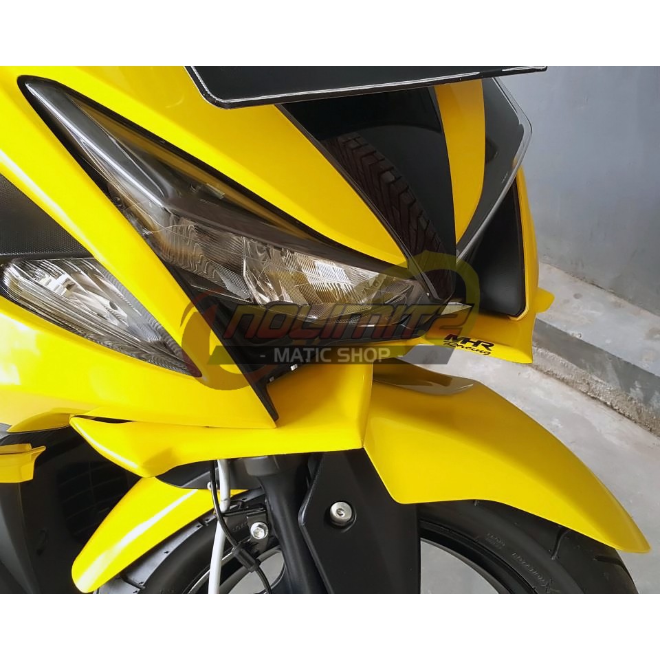 Winglet Air Scoop Lampu Depan MHR Yamaha Aerox 155