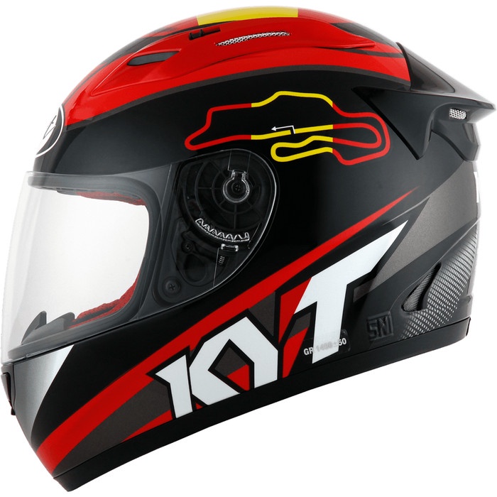 HELM KYT RC 7 RC SEVEN MOTIF SPAIN BLACK FULL FACE RC7