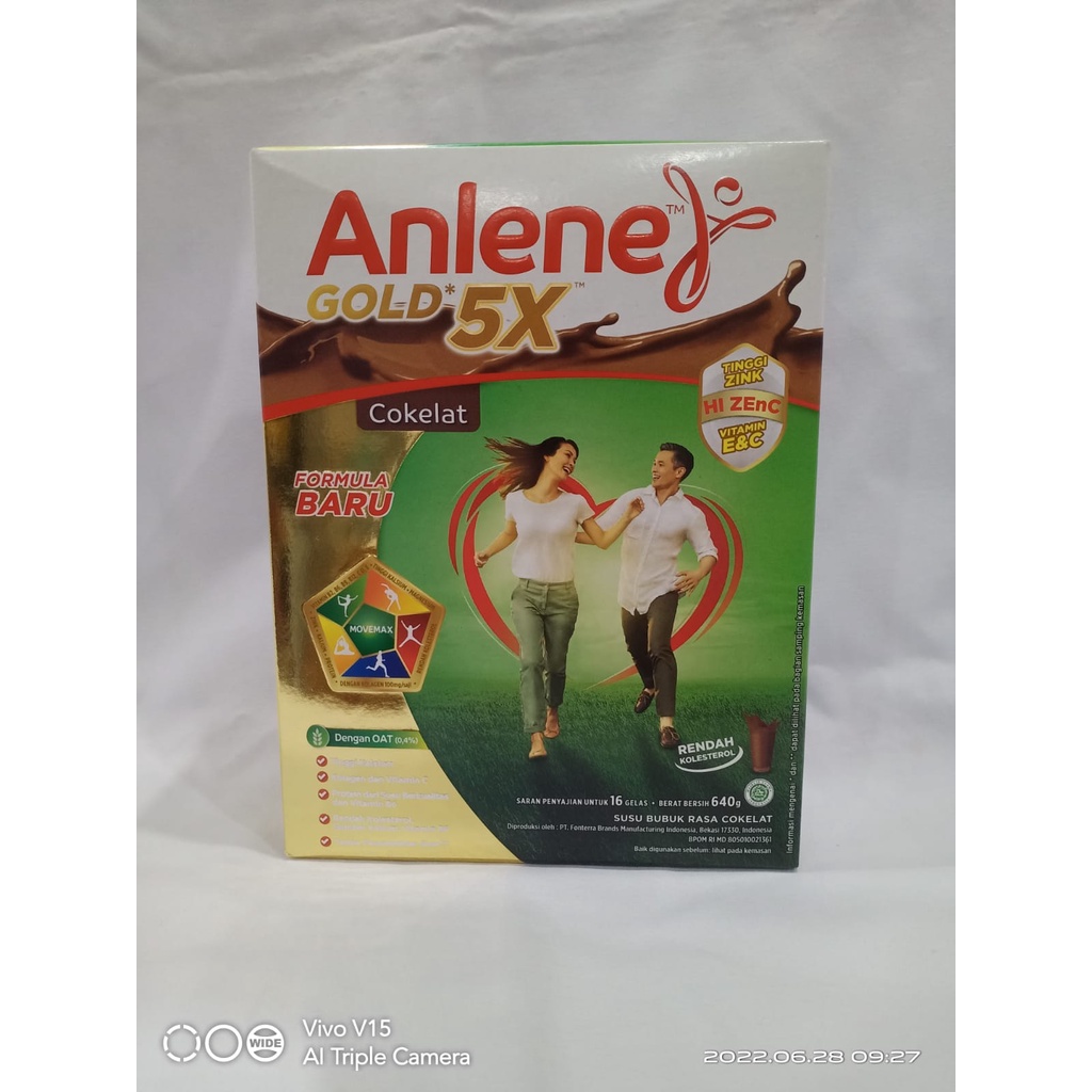 

Anlene Gold Coklat, 640gr