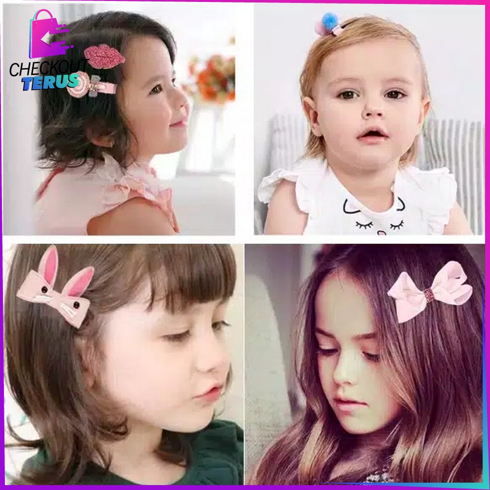 CT C19 Ikat Rambut Pita Anak 18IN1 Jepit rambut Anak Lucu Aksesoris Rambut Hair Clip Murah Import Kunciran Rambut Anak