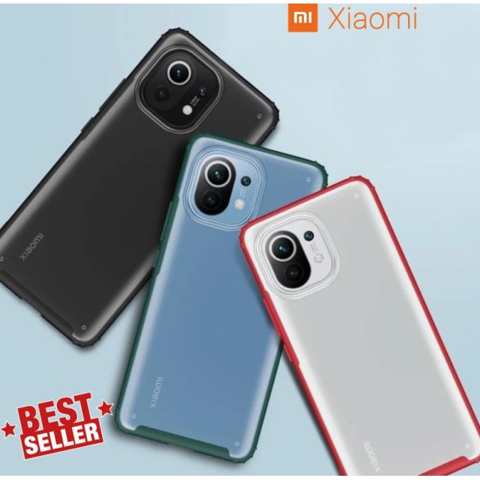 Case Xiaomi Mi11 Lite Smoke Frosted Matte Tritone Series Hard Case Mhs-1275