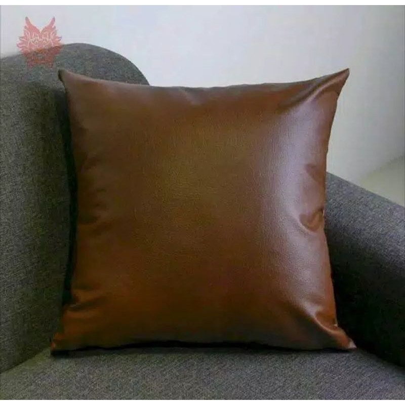 Bantal kulit ukuran besar 40x60-Bantal Kursi Sofa Sarung Oscar Kulit Sintetis_Bantal Sofa Minimalis