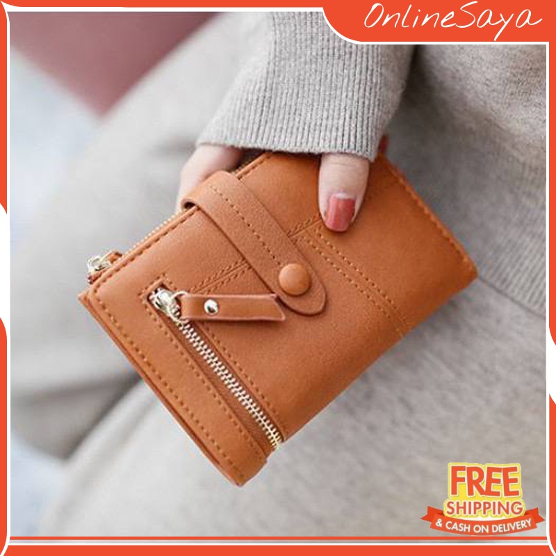 DOMPET WANITA LIPAT C219-1 KULIT IMPORT KOREA MURAH ABG FASHION BATAM WALLET PREMIUM BRAND WA019B7