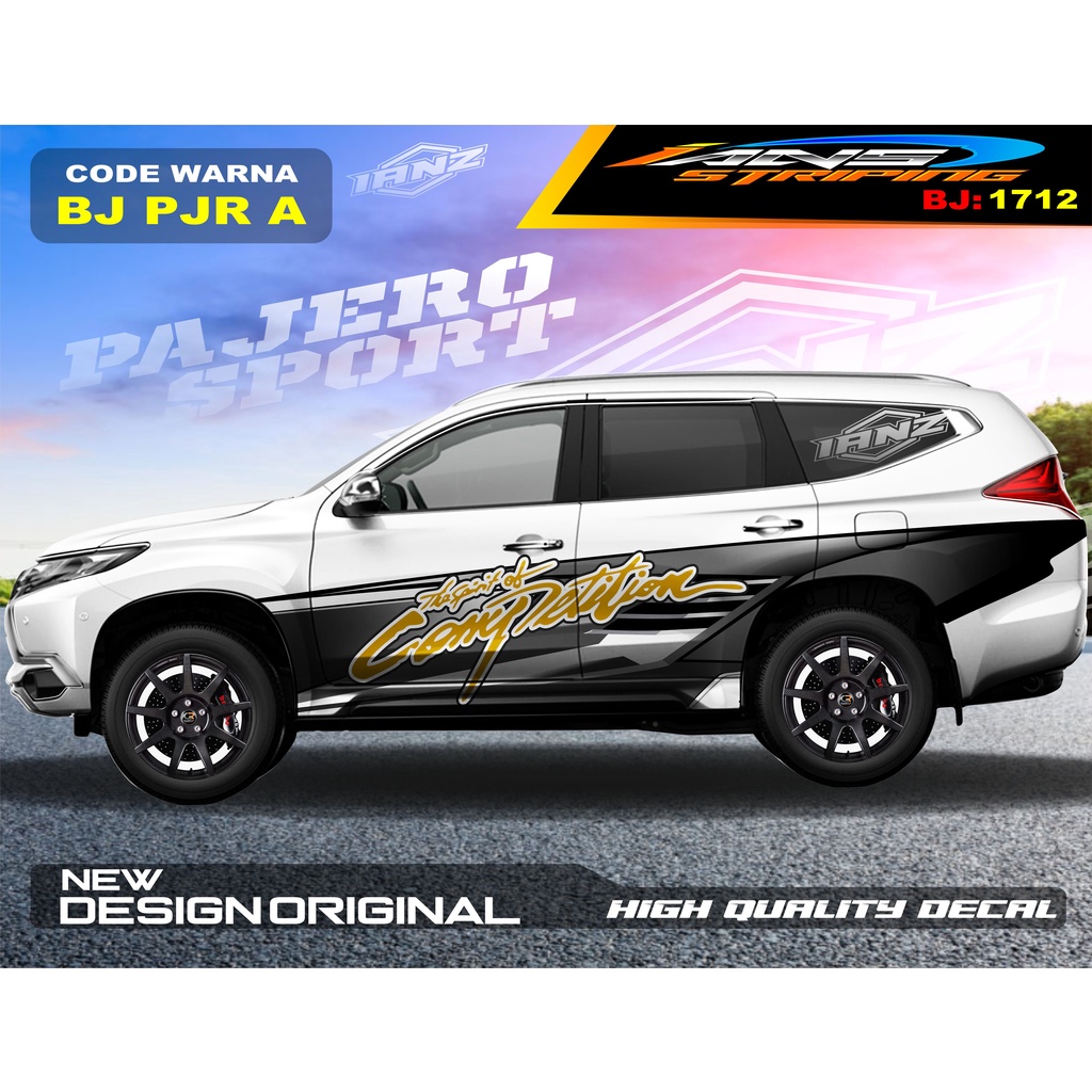 STICKER VARIASI MOBIL FORTUNER / STIKER MOBIL GRAND LIVINA / VARIASI STIKER PAJERO / STIKER MOBIL