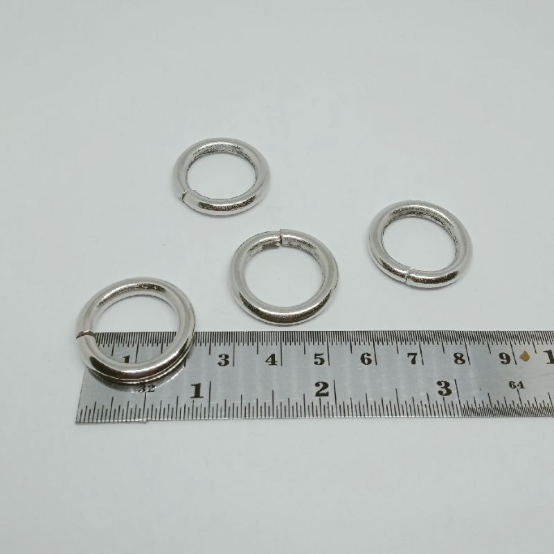 RING O BULAT BESI UKURAN 2 CM TEBAL NIKEL