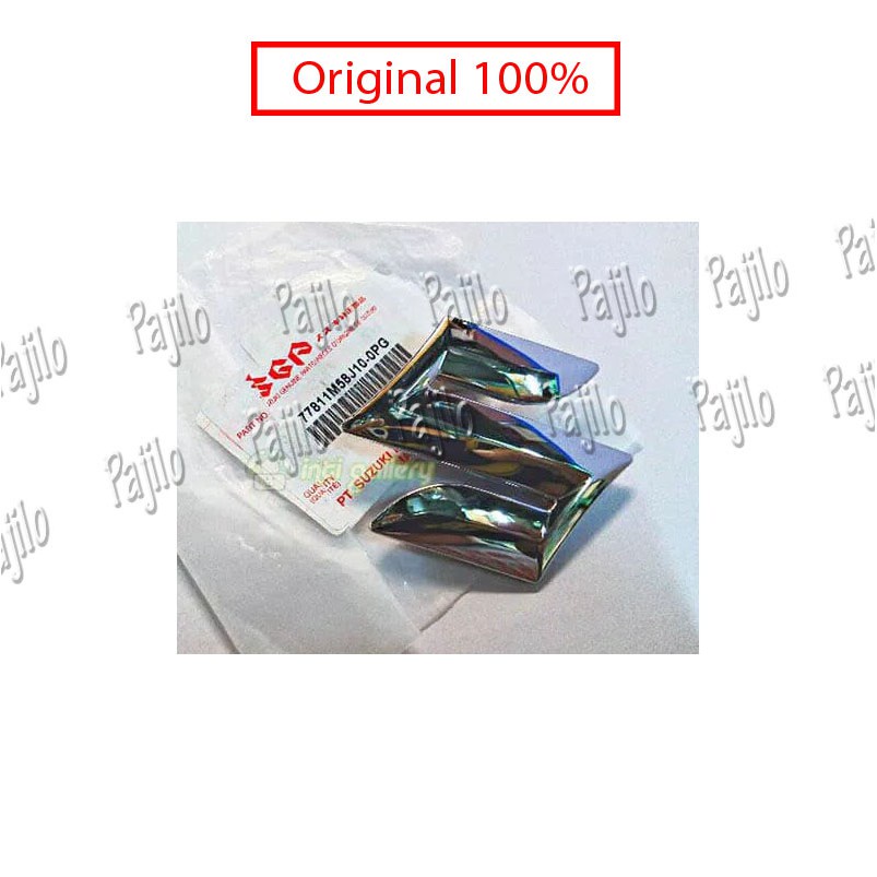 ORI Stiker Sticker Emblem Logo S suzuki Swift APV Karimun Aerio Splash Vitara Baleno Ertiga Ignis Ca